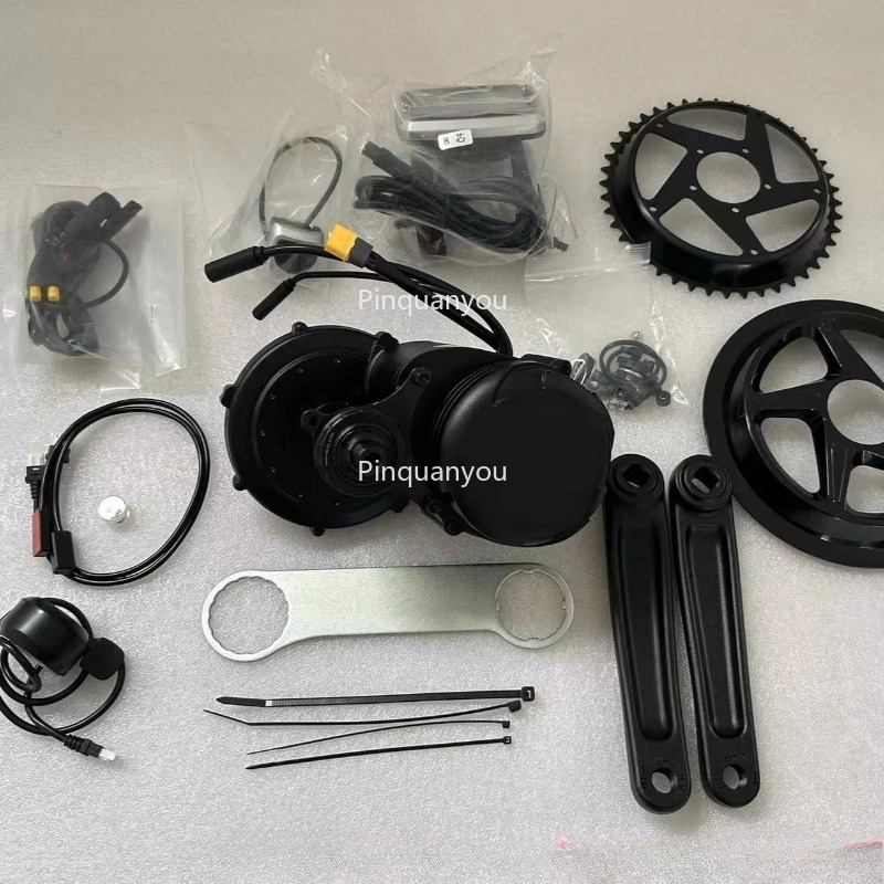 Torque Sensor Mid Drive Motor Kit - TSDZ8 Neues Drehmomentsensor-Mittelmotor-Kit 48 V 500