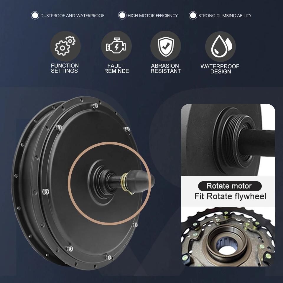 Neues Upgrade E-Bike Umbausatz – 5000W Hub Motor Kit 72V Bewertung und Preis