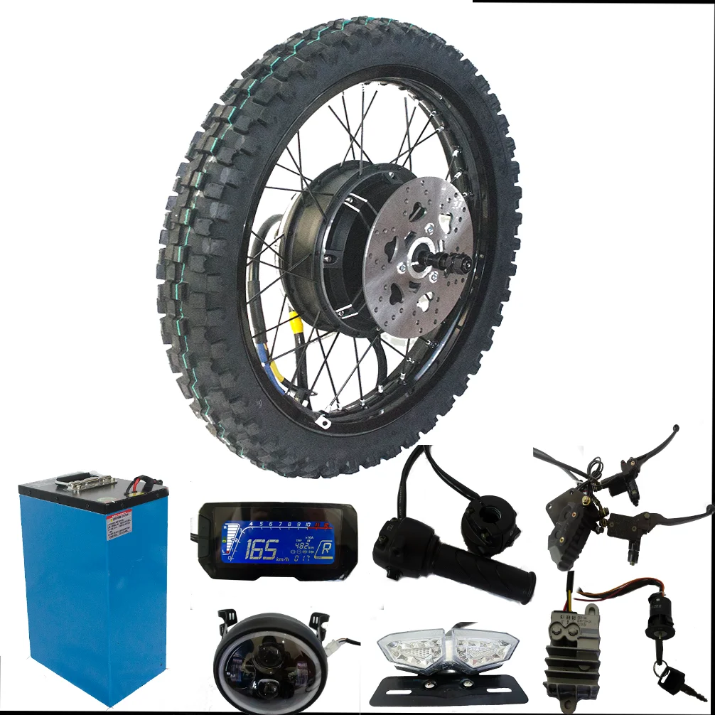 Neues elektrisches Umbausatz 7 – 12000W Electric Motorcycle Hub Motor Bewertung und Preis
